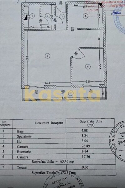 Baneasa  oportunitate   apartament 2 camere   72.5 utili  bloc 2008